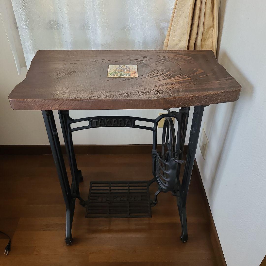 ITOMA ヴィンテージ木製テーブル 鉄製脚