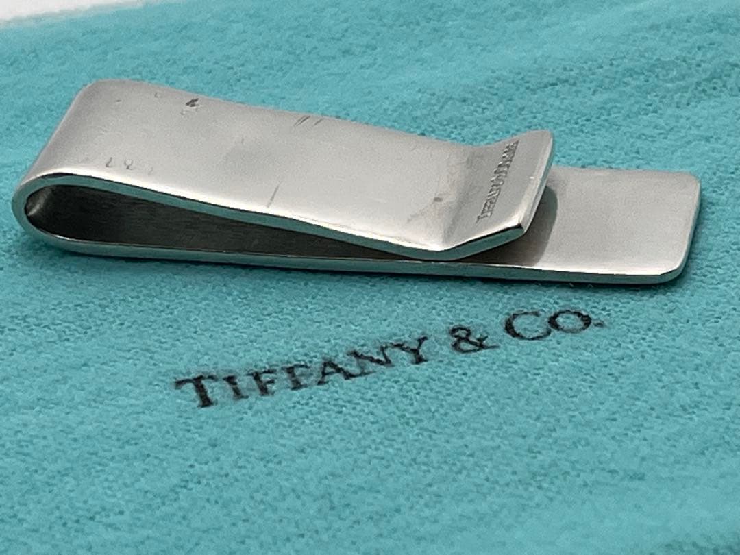 c343 希少　オールド　ティファニー　1837 マネークリップ　シルバー925