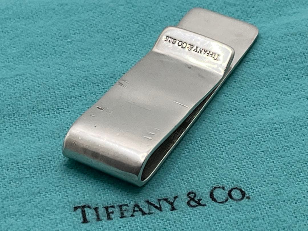 c343 希少　オールド　ティファニー　1837 マネークリップ　シルバー925