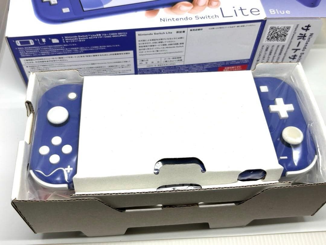 新品未使用✨Nintendo Switch Lite ブルー本体 付属品完備