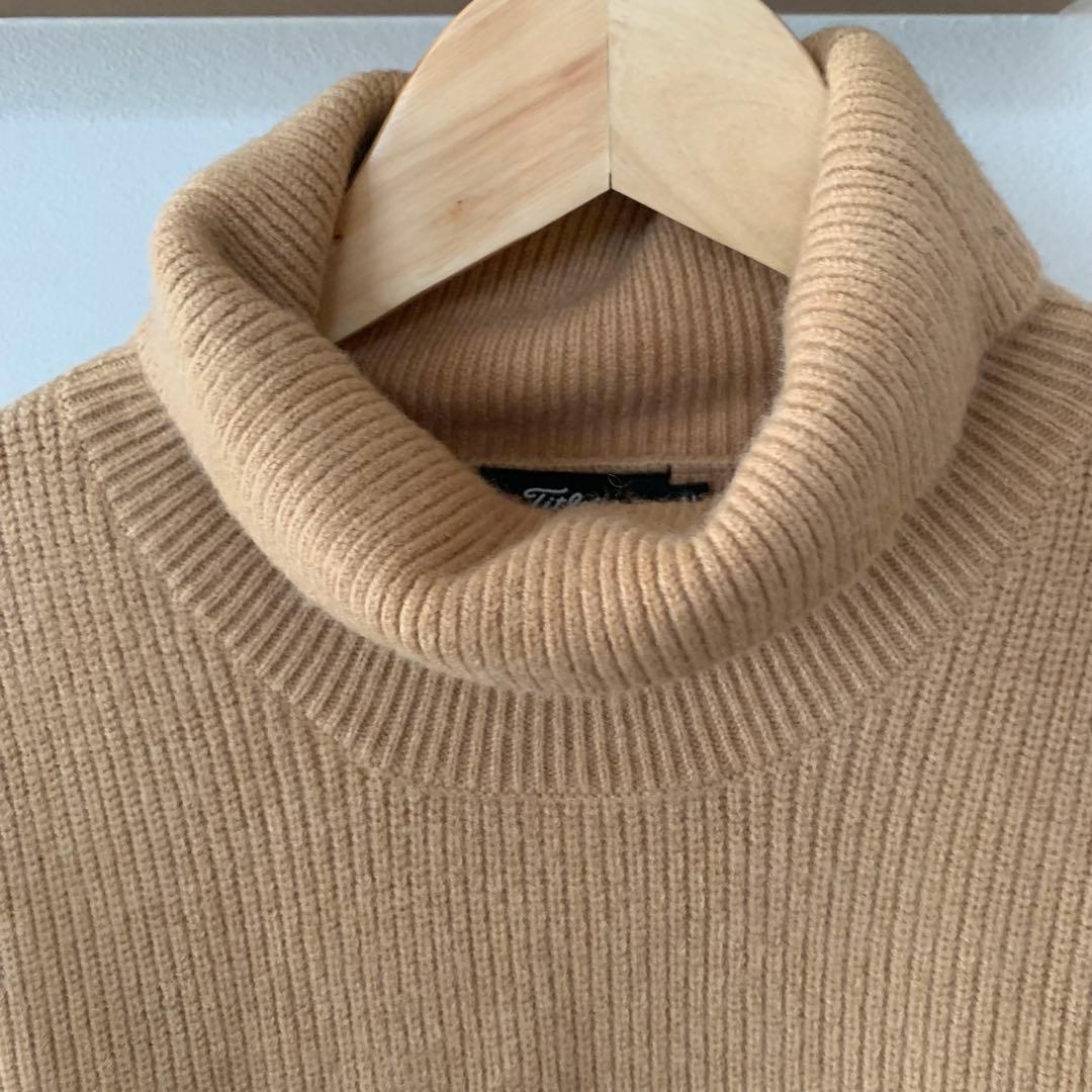 美品　タイトリスト　レディース　タートルネックセーター　L Lサイズ