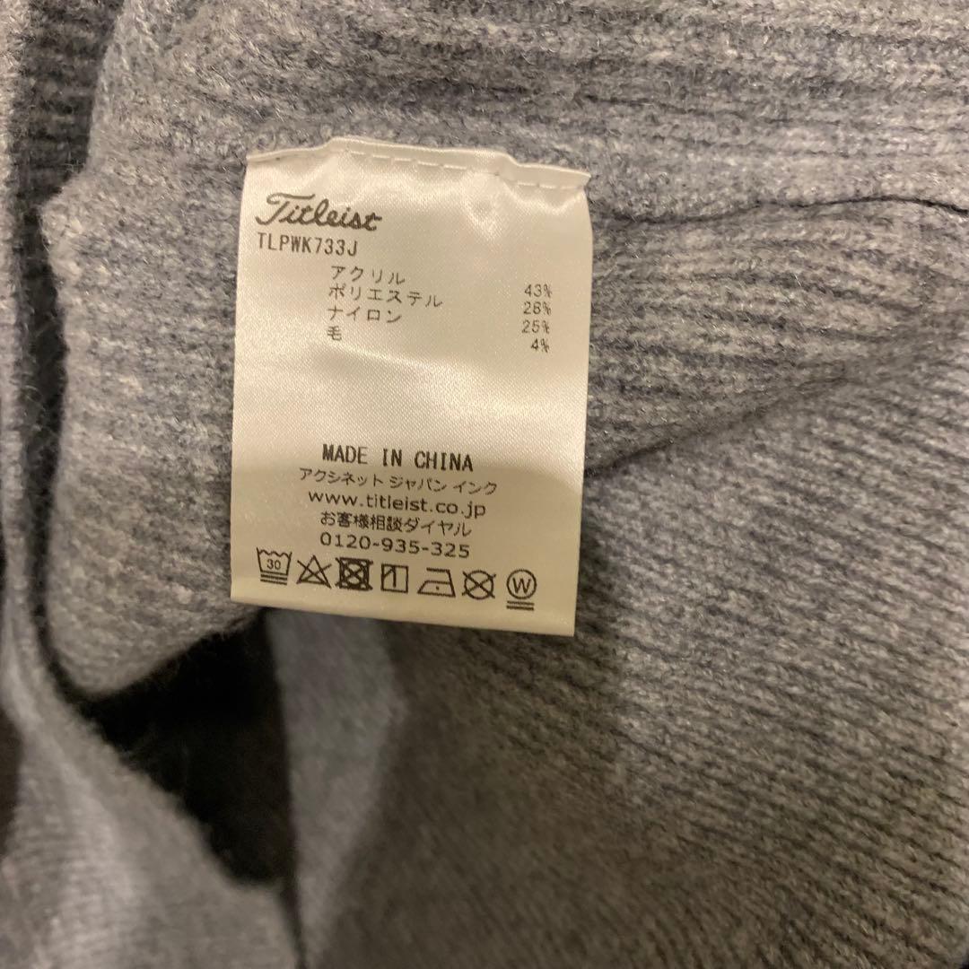 美品　タイトリスト　レディース　タートルネックセーター　L Lサイズ