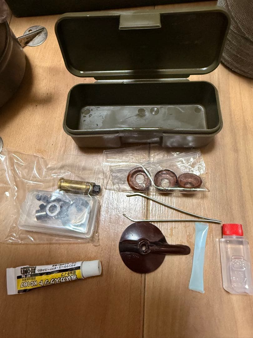 m1950 ガソリンストーブ　US放出品GIストーブ　スペアパッキンおまけ付き