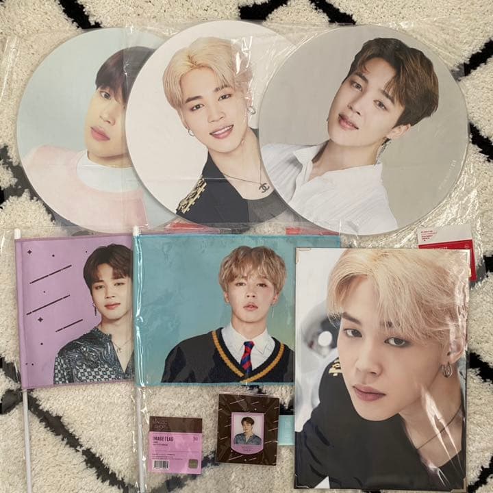 BTS ジミン　うちわ　フラッグ