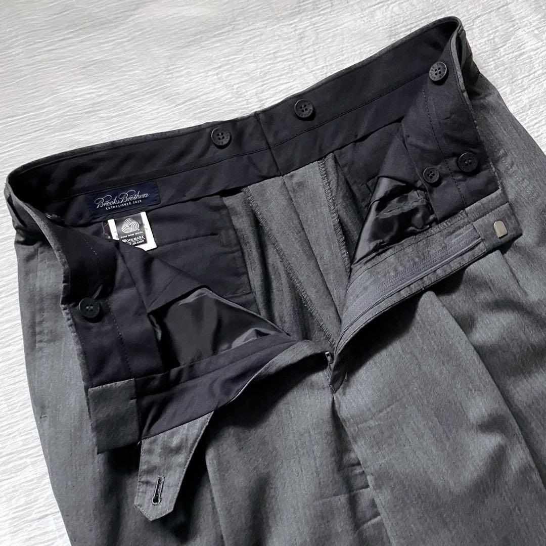 【極美品】Brooks Brothers スーツ グレー 日本製 サイズ40 L