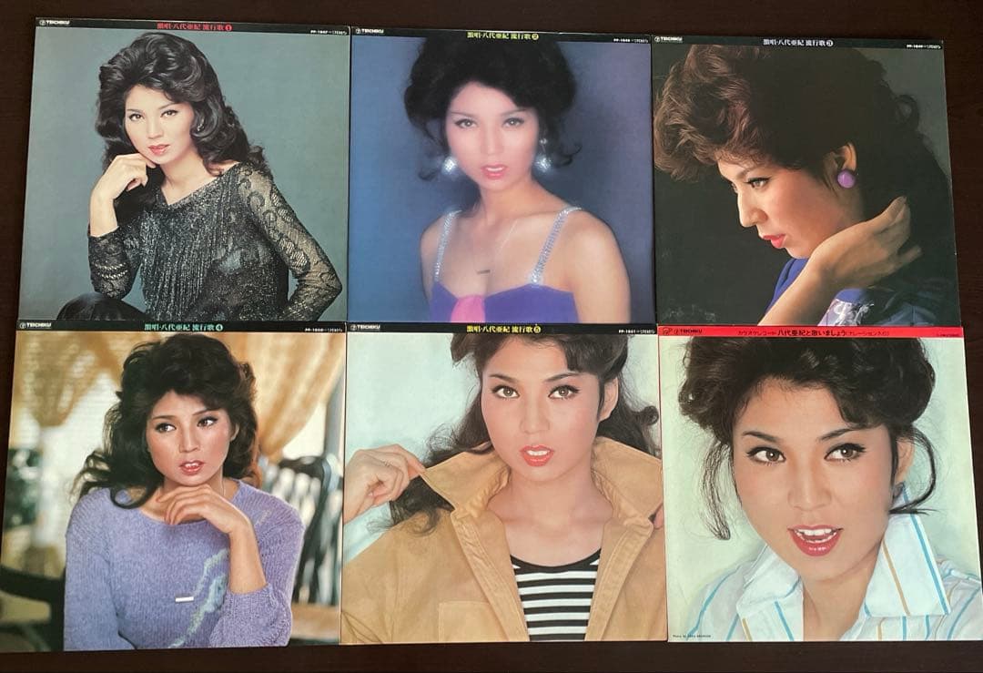 八代亜紀 夜のつづき レコード ジャズアルバム & 流行歌 LP BOX 6枚組