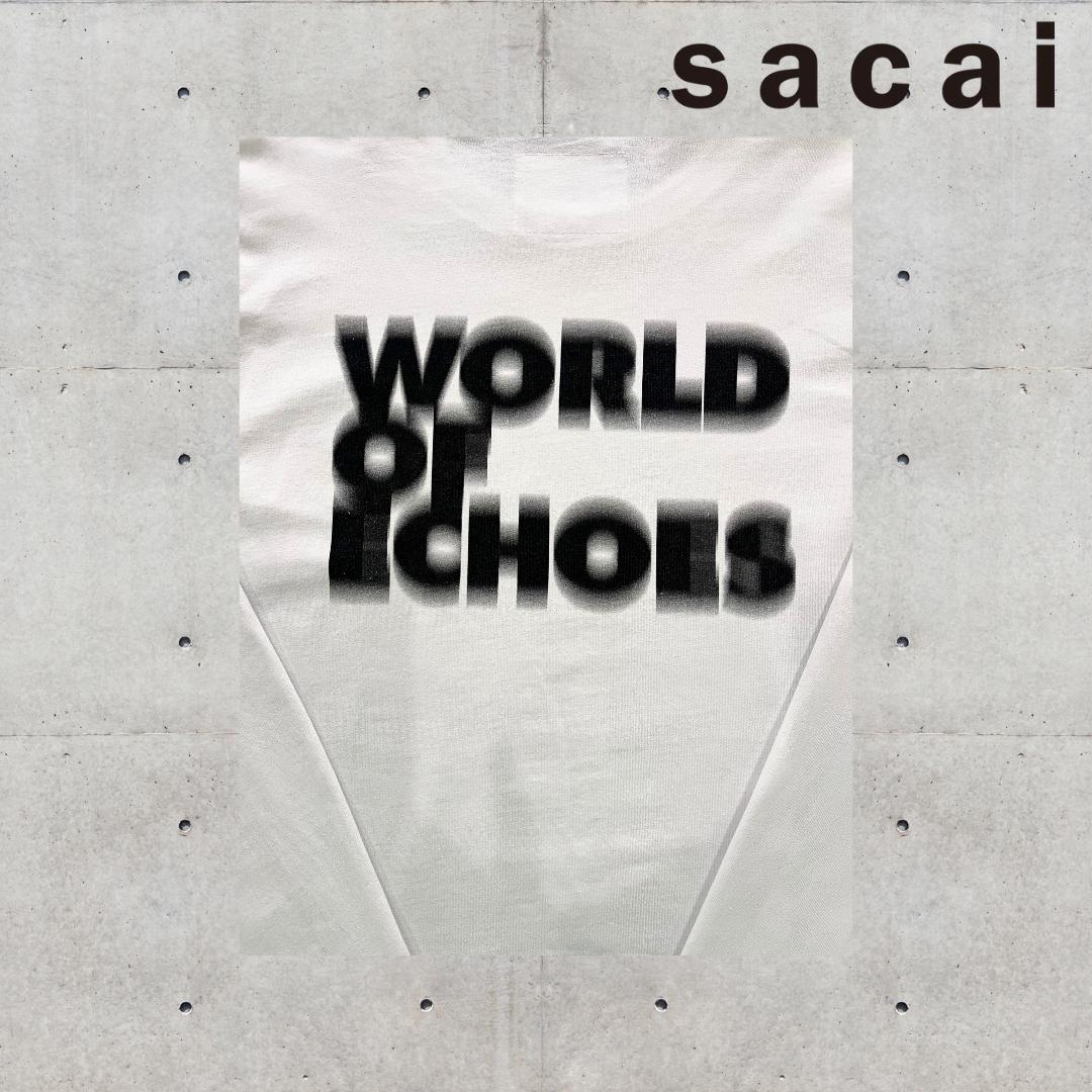 ロンT フェイクレイヤード 白 sacai コラボ francois K