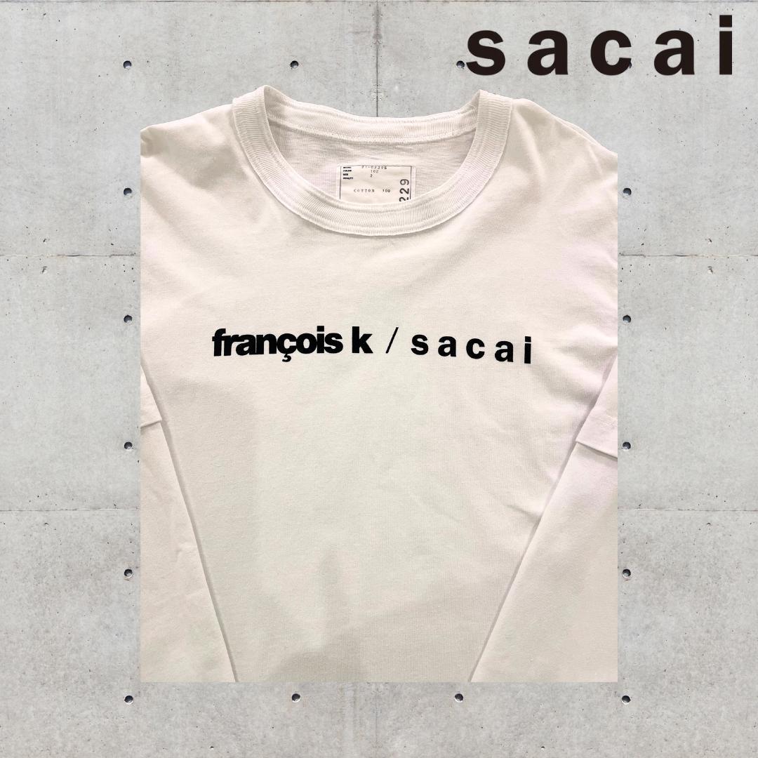 ロンT フェイクレイヤード 白 sacai コラボ francois K
