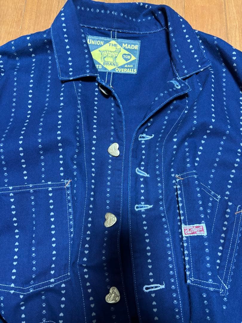 TCBジーンズ キャットハート カバーオール サイズ40