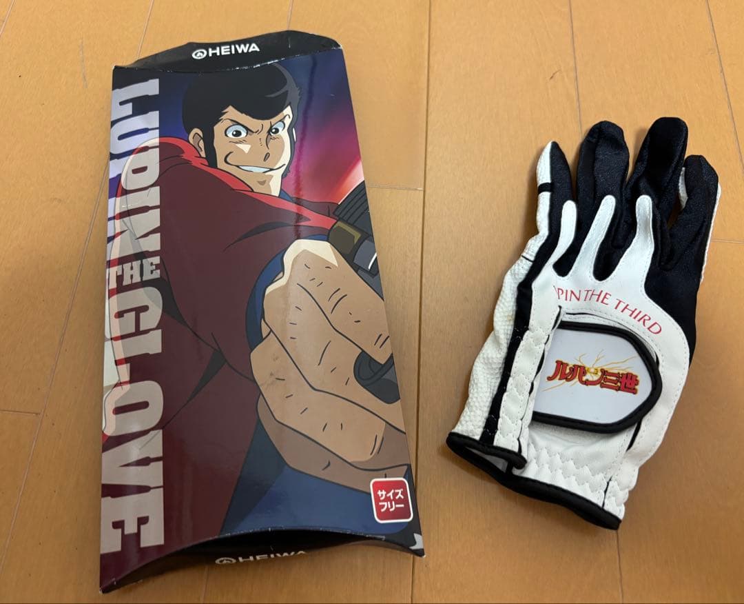 超貴重品　ルパン三世 ゴルフバッグ HEIWA ホワイト/レッド