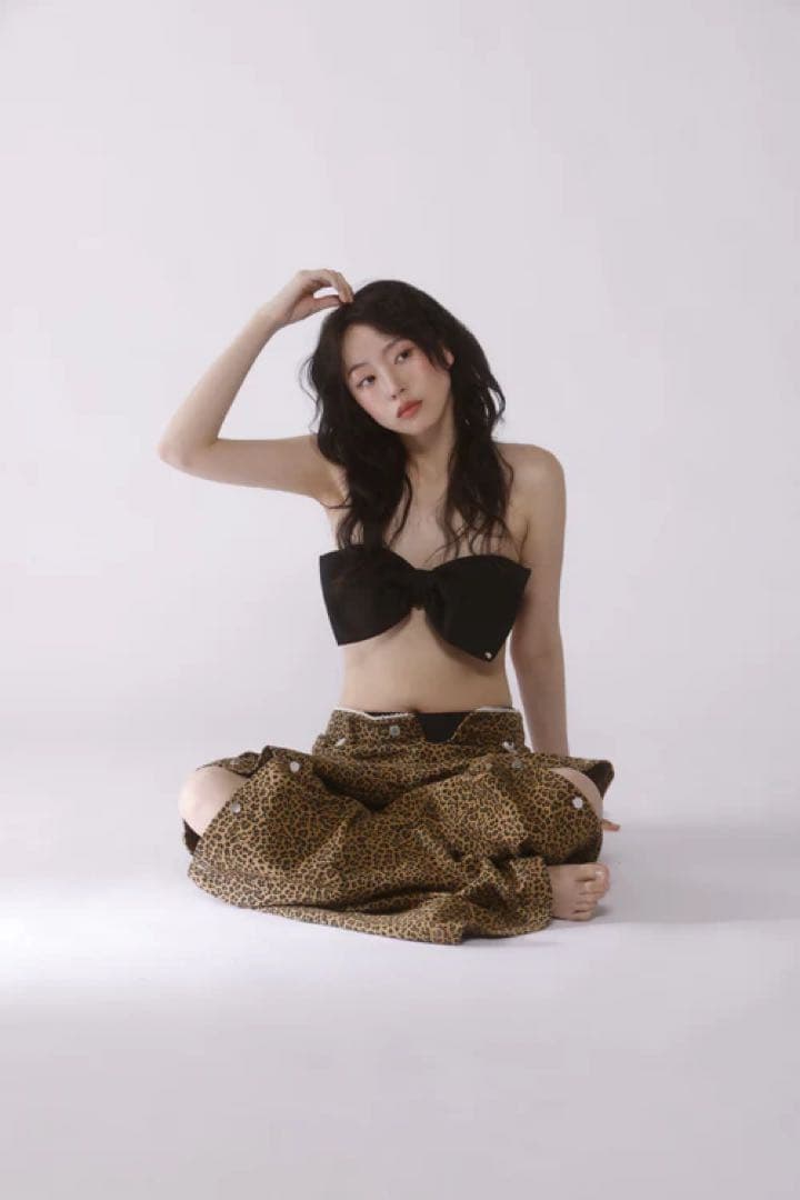 【新品】JUDIN 2way ribbon motif swimwear M