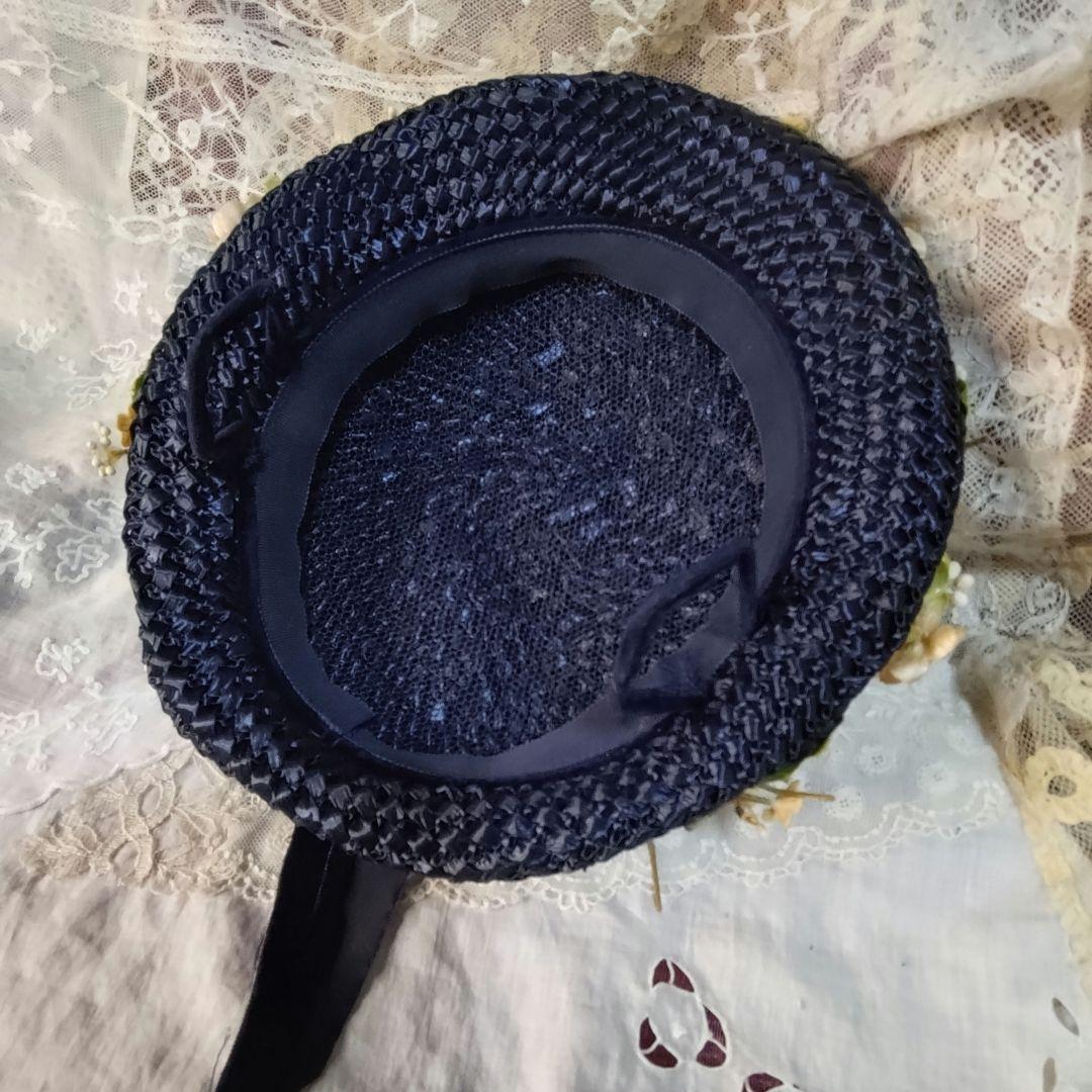 ✨アンティーク？ヴィンテージ？✨お花沢山の帽子✨