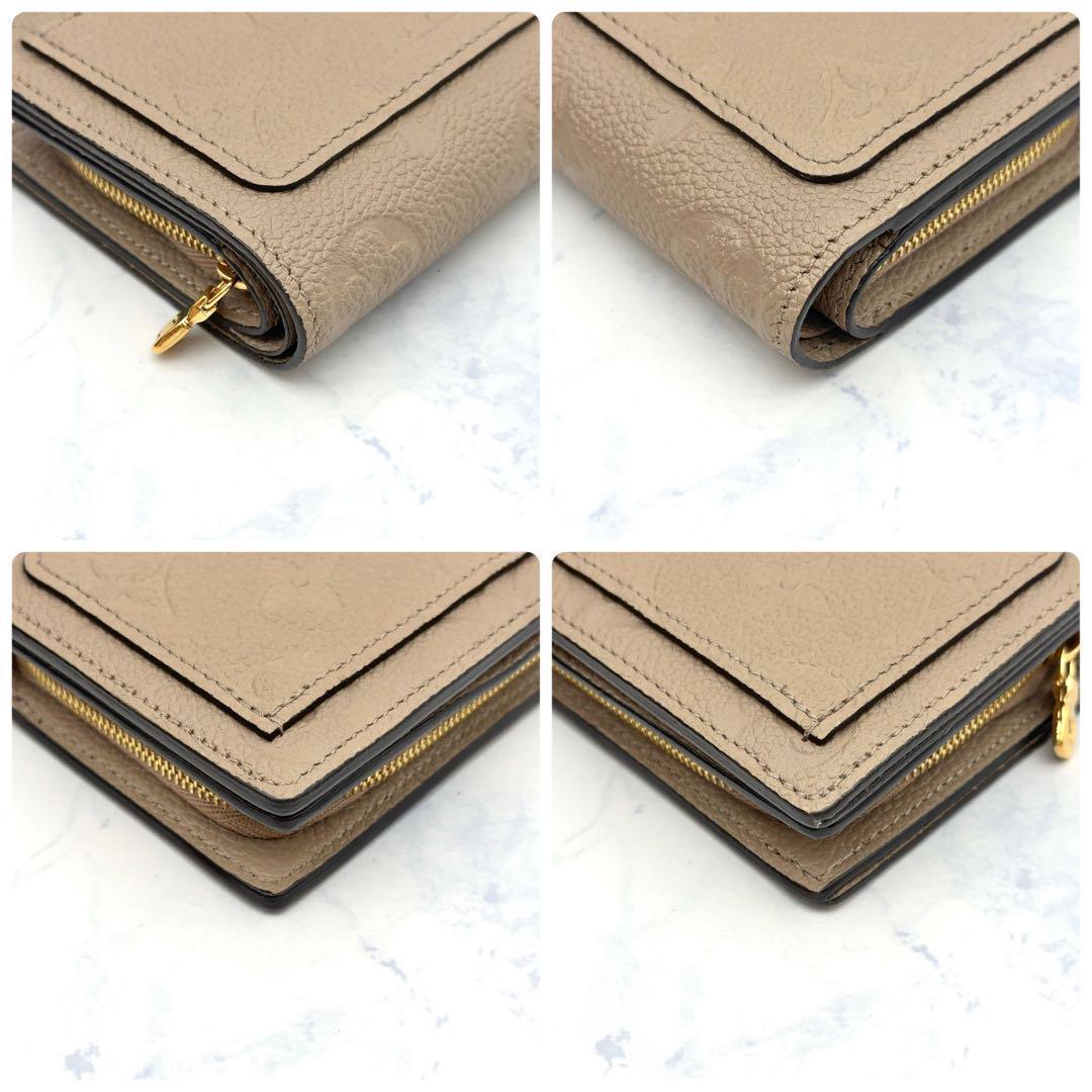 【ほぼ新品】ルイヴィトン ポルトフォイユ クレア アンプラント ガレ 折り財布