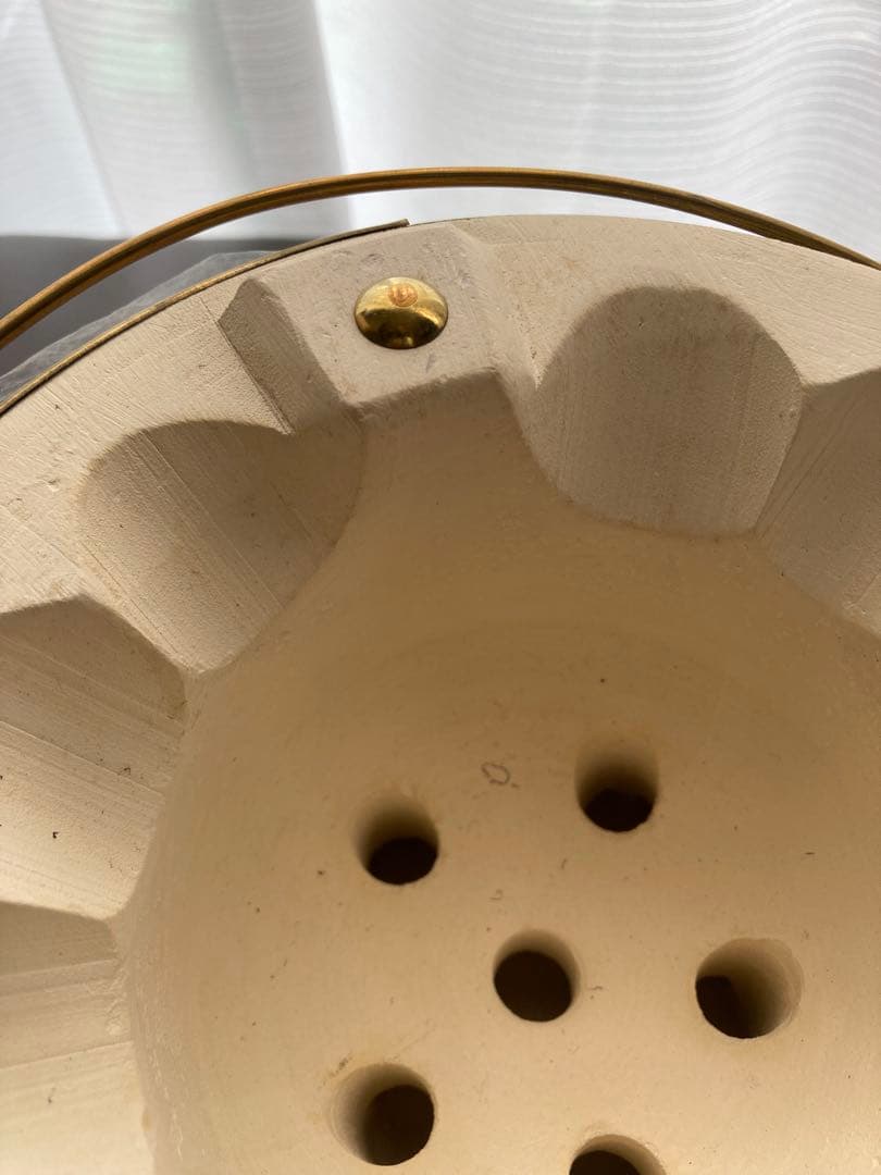 【新品　稀少 最高級】能登半島　珪藻土切出し　七輪　風鈴堂　黄金丸　15