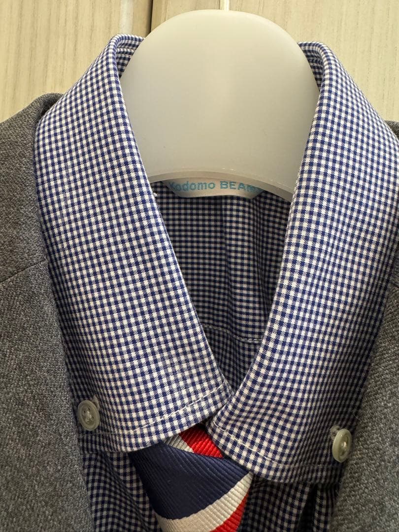 グレー スーツ・ブレザー ネクタイ付き