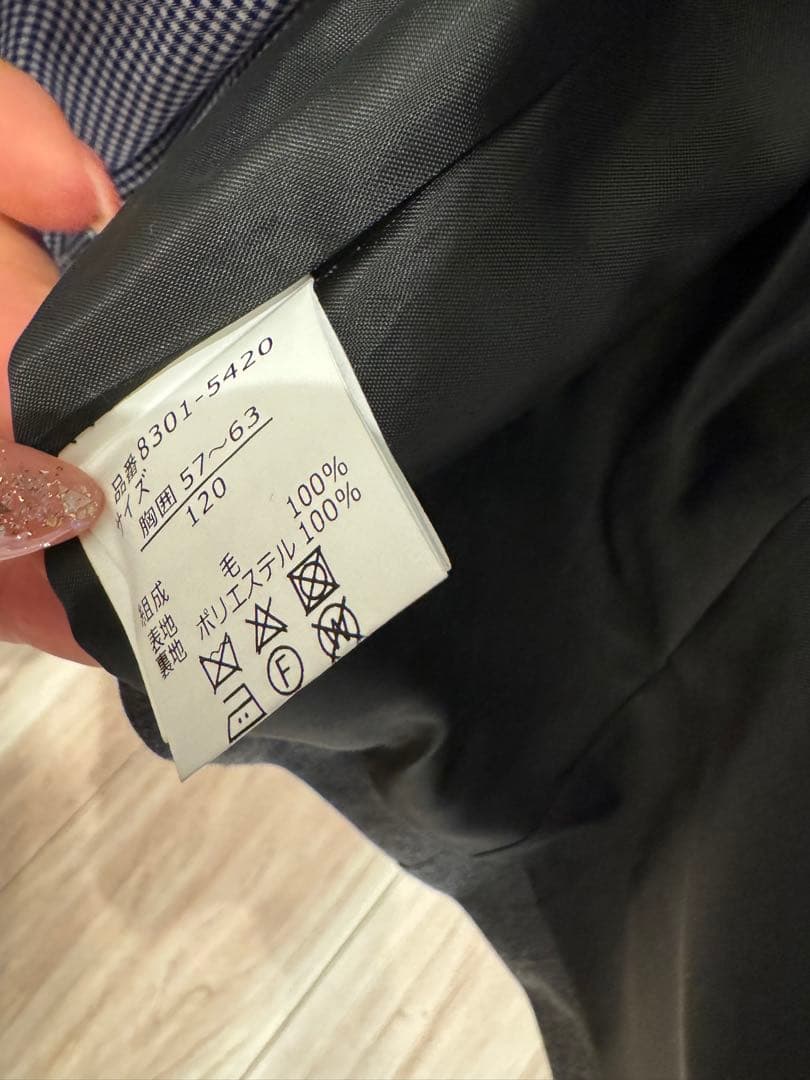 グレー スーツ・ブレザー ネクタイ付き