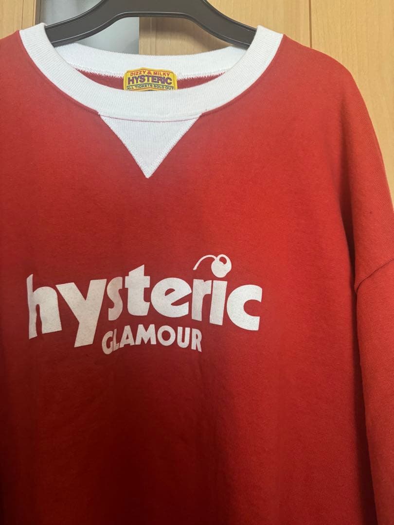 ヒステリックグラマーチェリーロゴオーバーサイズ