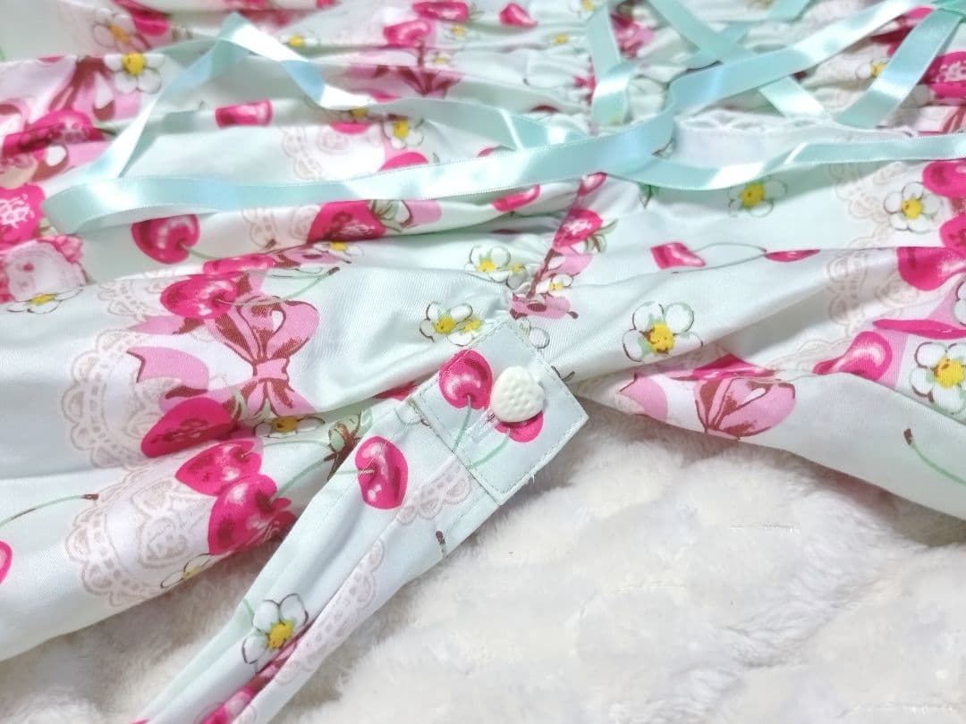 くみゃちゃんのCherry♡Strawberry ジャンパースカート ミント