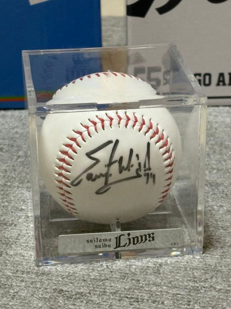 【新品未開封】公式抽選当選品 エルメスト・メヒア埼玉西武ライオンズ サインボール
