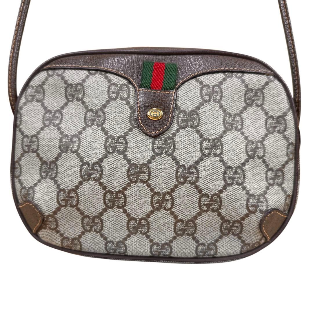 【極美品】GUCCI グッチ ショルダーバッグ GGスプリーム シェリーライン