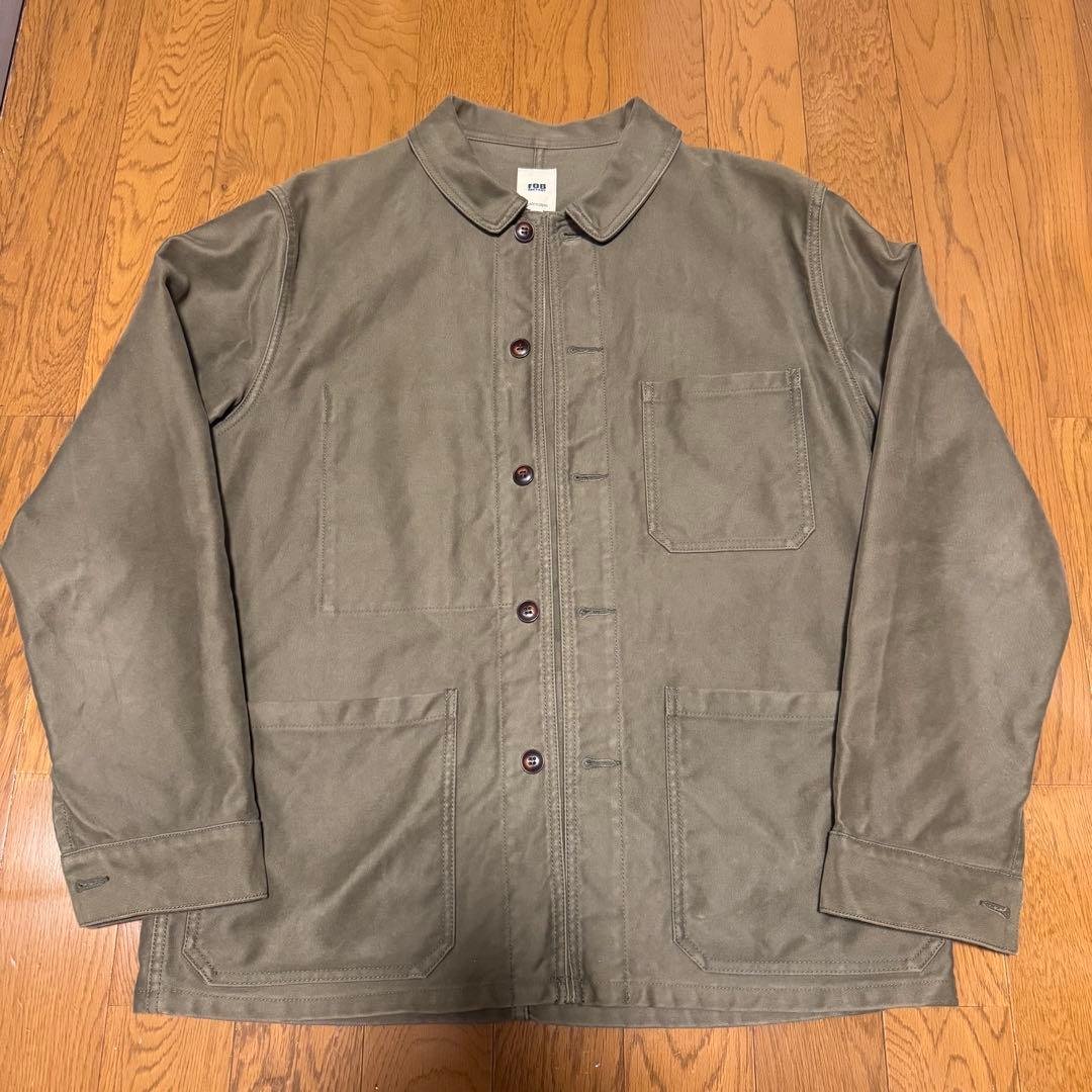 Fob Factory F2373 フレンチ モールスキン ジャケット　オリーブ