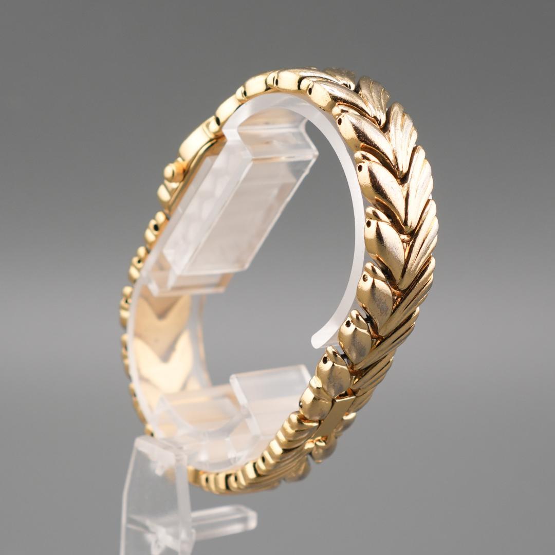 美品 GRES 1P ゴールド ブレスレッド 腕時計 電池新品 クォーツ