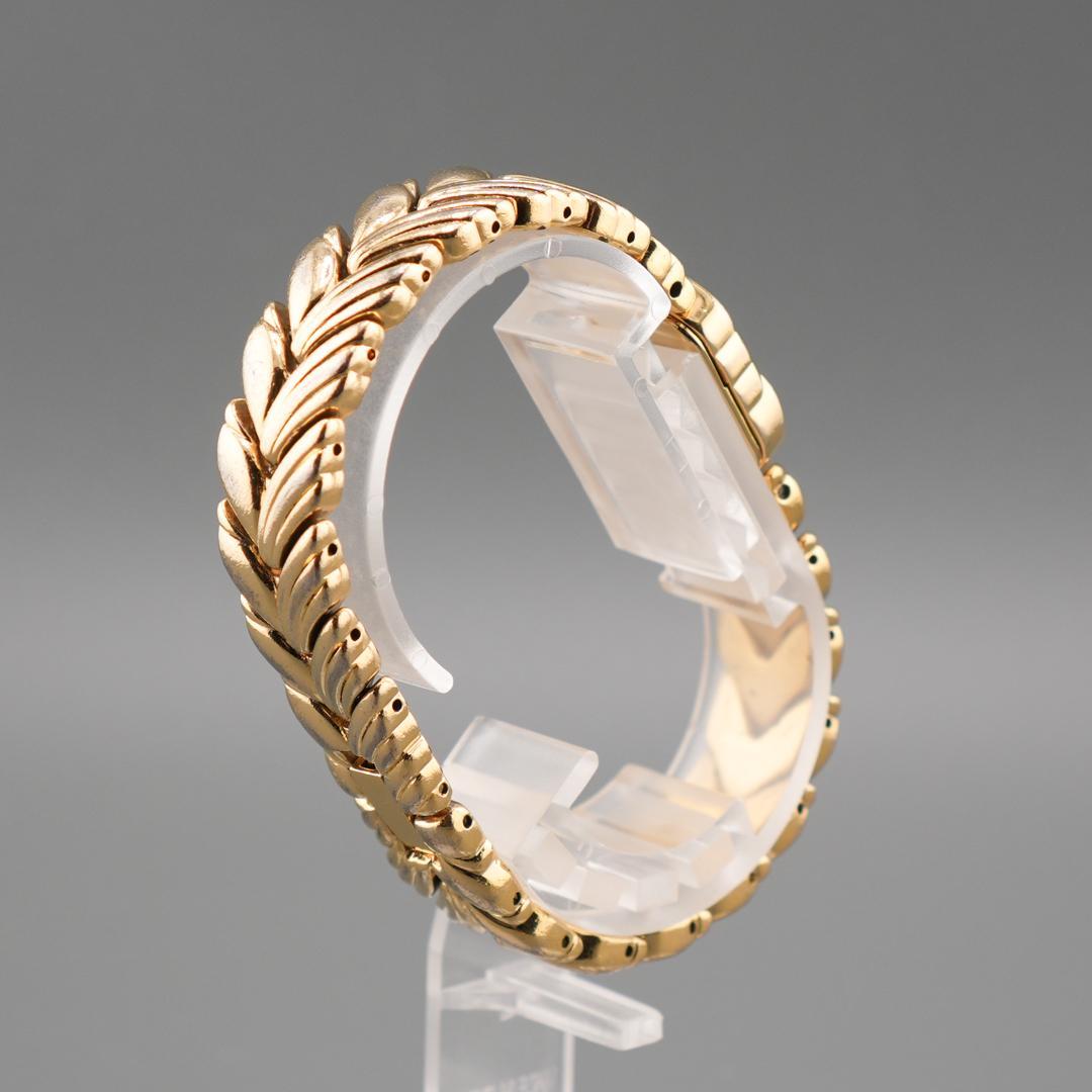 美品 GRES 1P ゴールド ブレスレッド 腕時計 電池新品 クォーツ