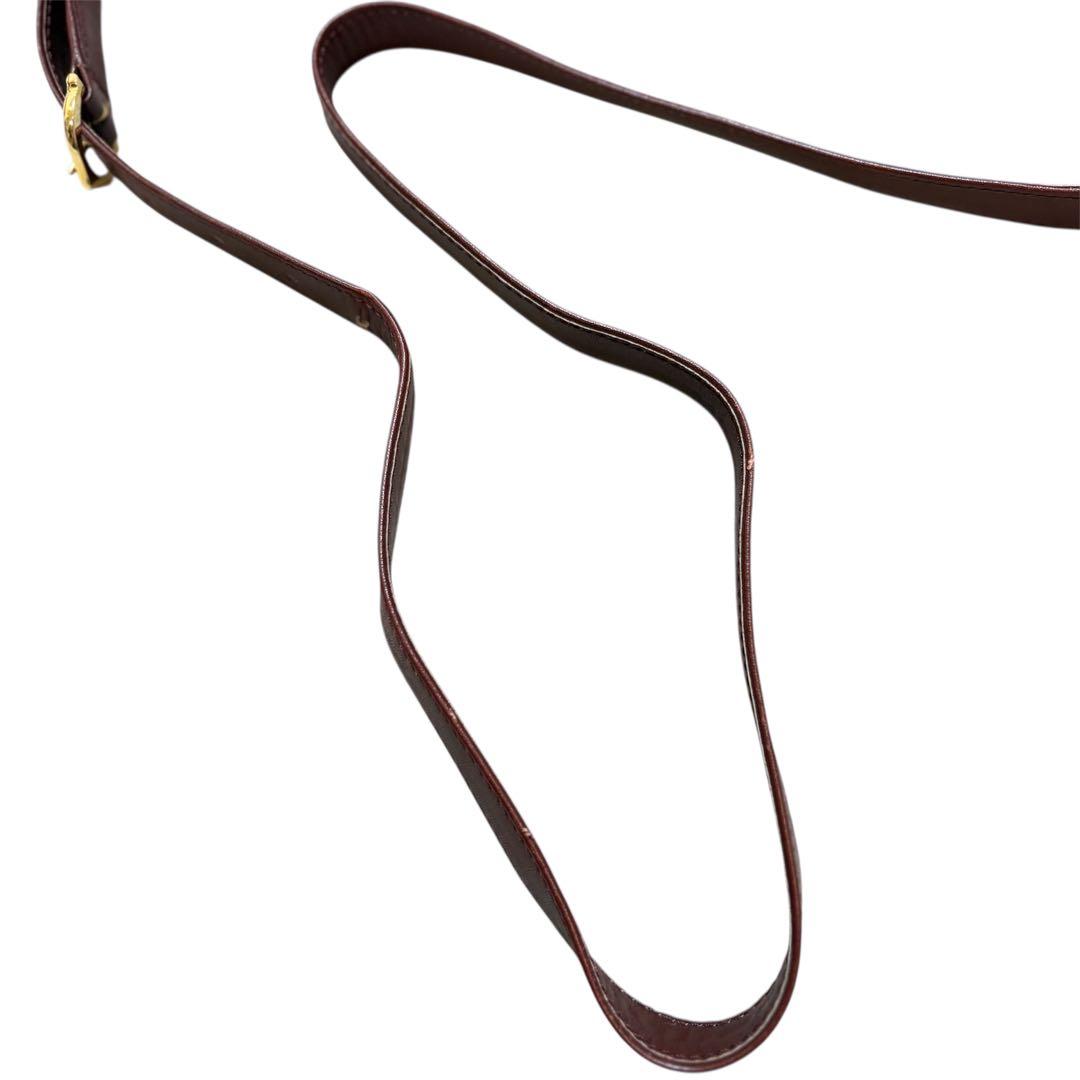 【鑑定済】Cartier マストライン ヴィンテージ ショルダーバッグ