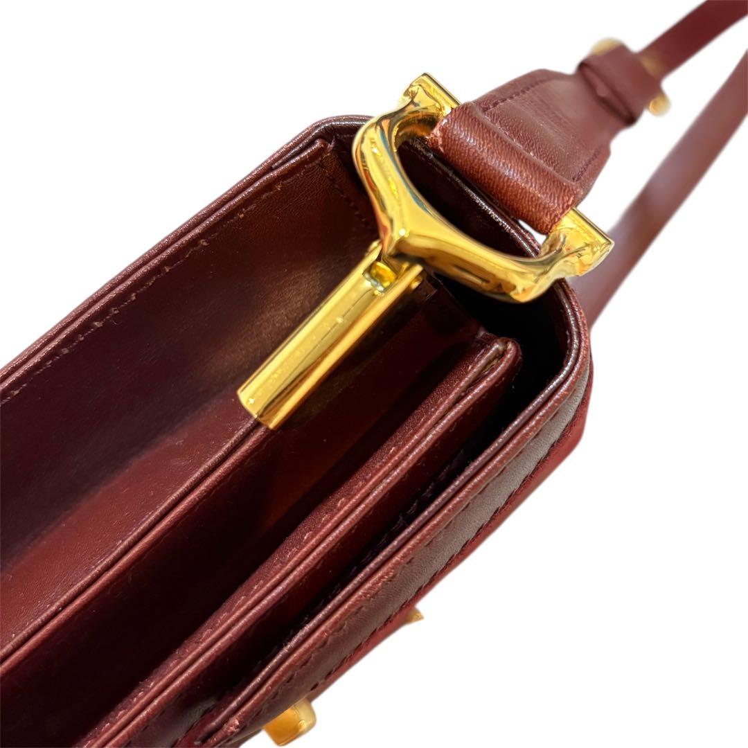 【鑑定済】Cartier マストライン ヴィンテージ ショルダーバッグ