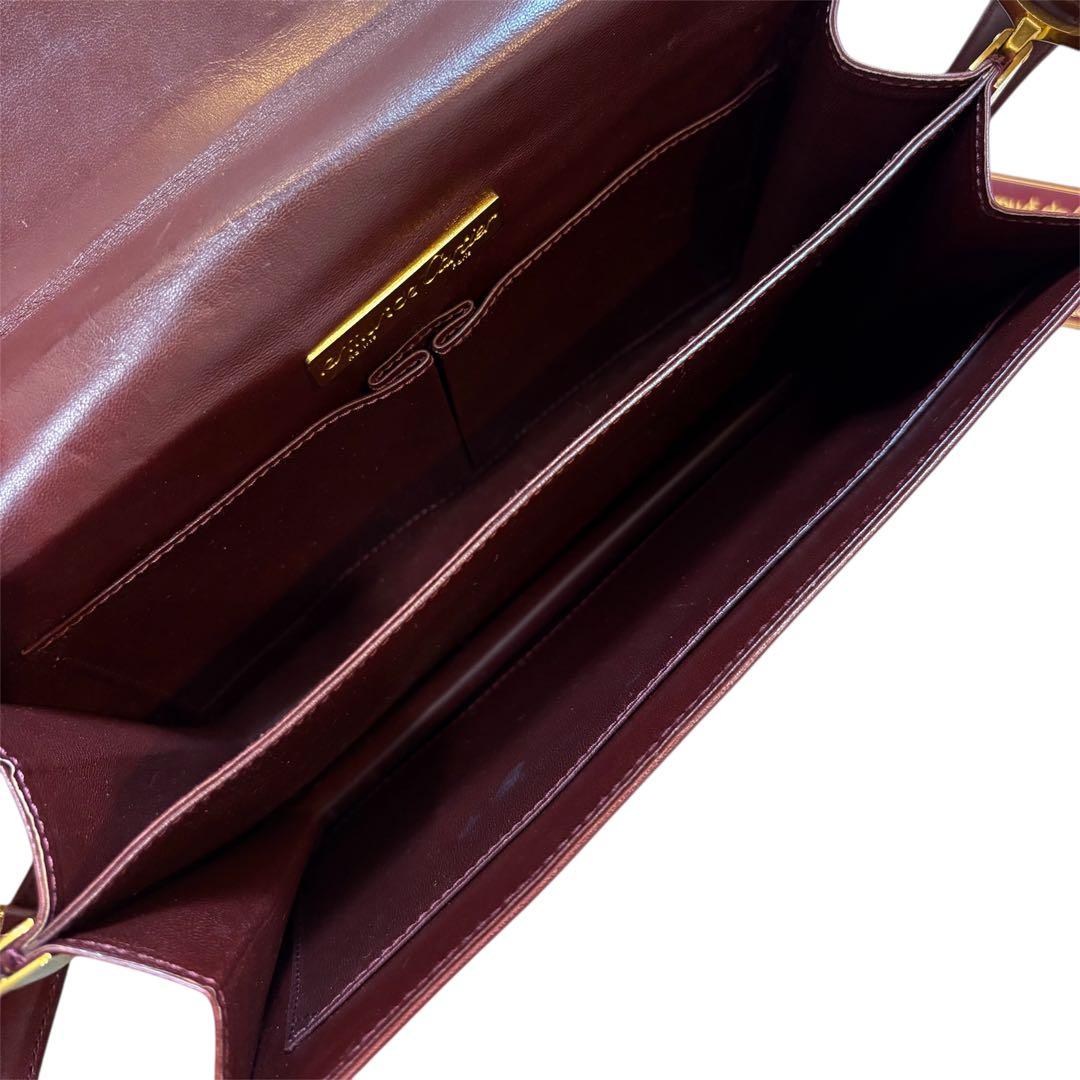 【鑑定済】Cartier マストライン ヴィンテージ ショルダーバッグ