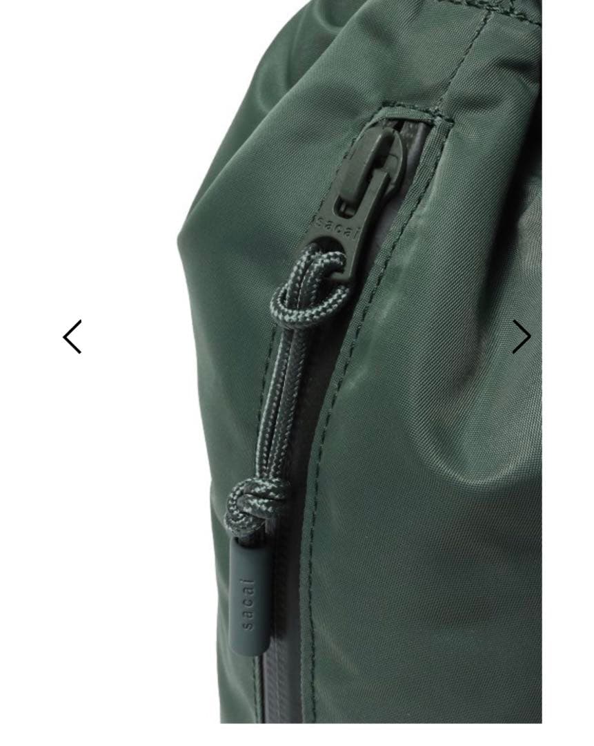 バッグ sacai s Kinchaku / Nylon Twill-B/KHAKI