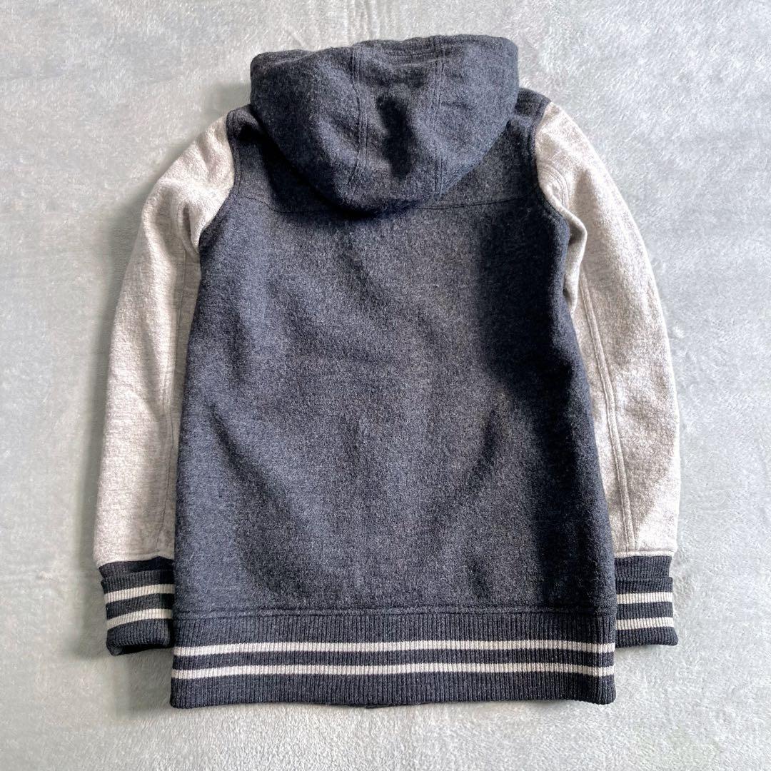 美品✨バーバリーブルーレーベル スタジャン ニット フード付 ノバチェック 38