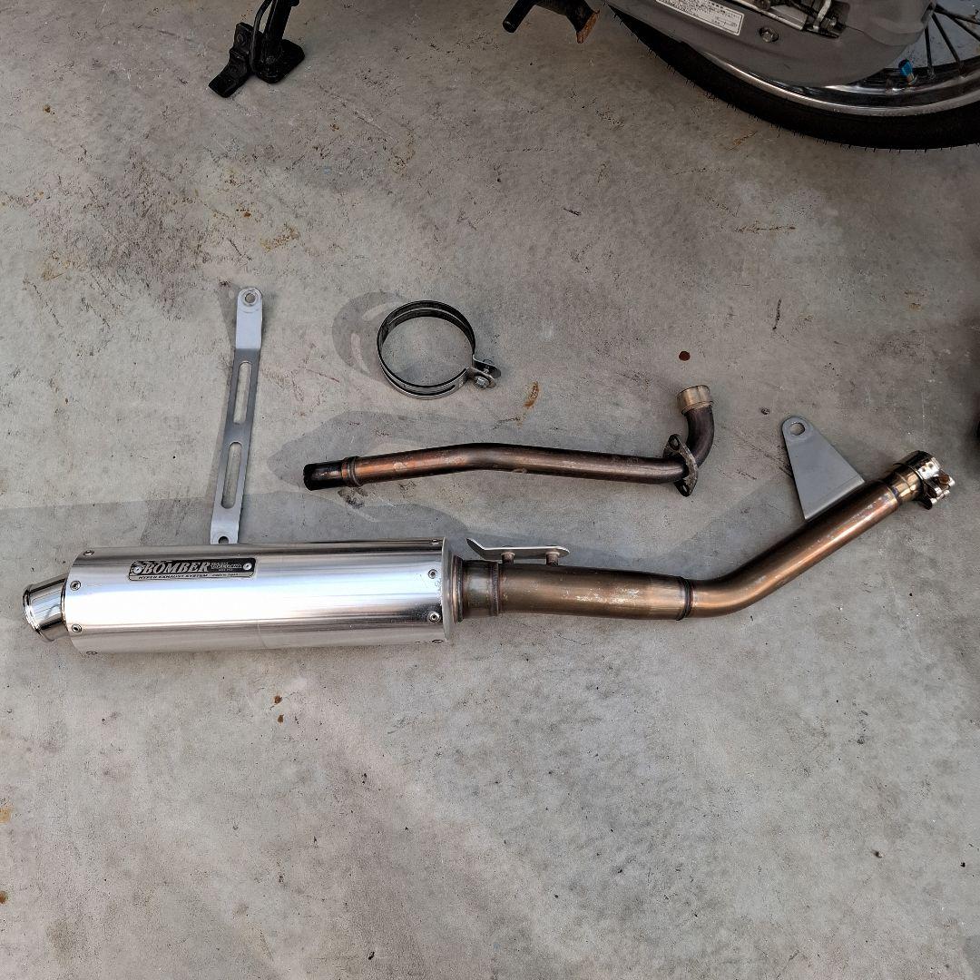 スーパーカブ110 ja07 タケガワ ボンバーマフラー