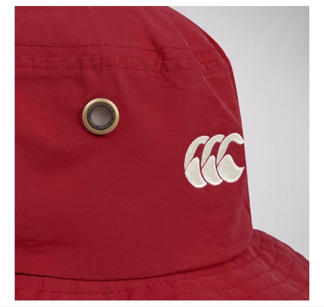 日本未発売⭐︎新品未使用⭐︎ カンタベリー　ライオンズ バケットハット 帽子　赤