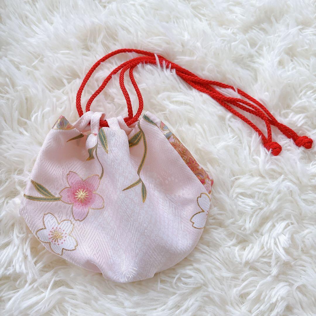 キョウエツ 七五三 3歳 女の子 着物 被布 小物 フルセット 薄ピンク