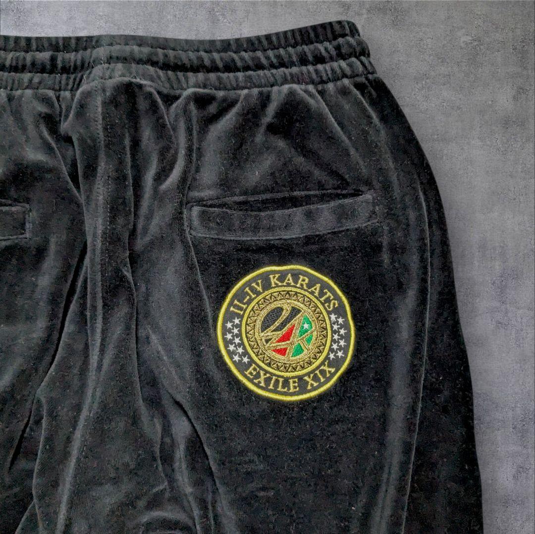 24karats EXILE ベロアジャージ セットアップ 上下 完売品М　美品