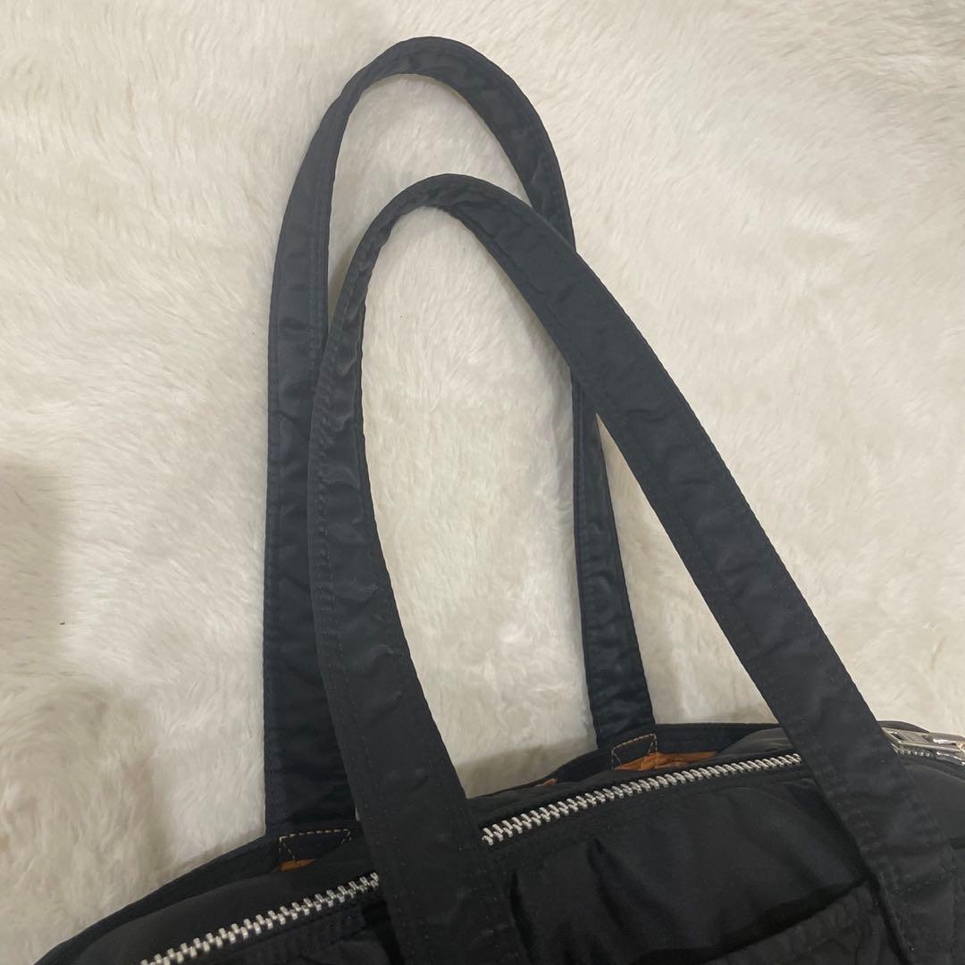 廃盤品　ポーター タンカー ミニボストンバッグ ミニドラム ミニダッフル黒