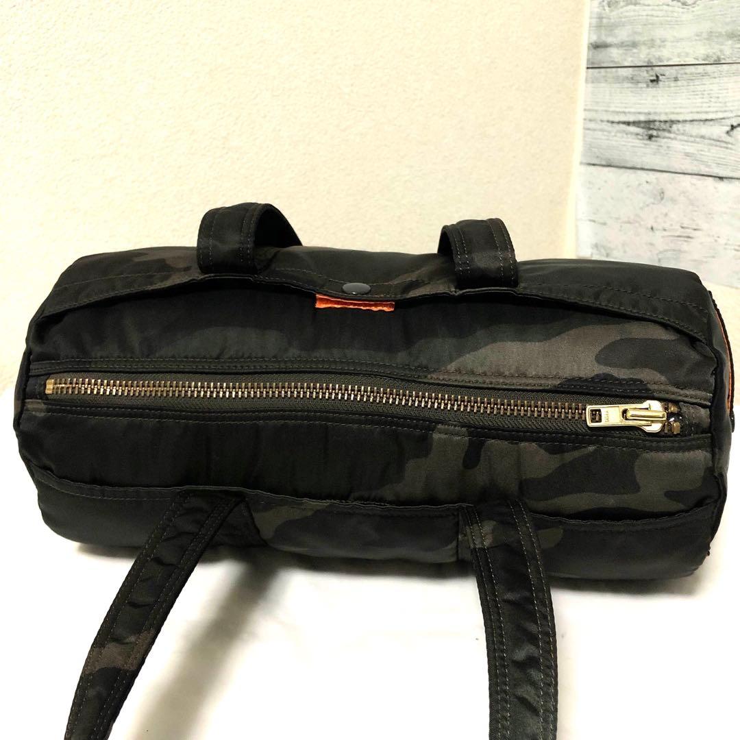 未使用級✨希少 30周年ポータータンカー ミニボストンバッグL カモフラグリーン