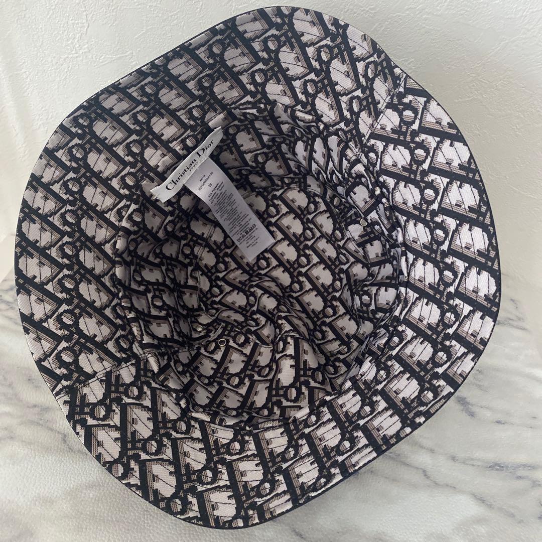 Dior Teddy-D リバーシブル ボブハット　黒　59