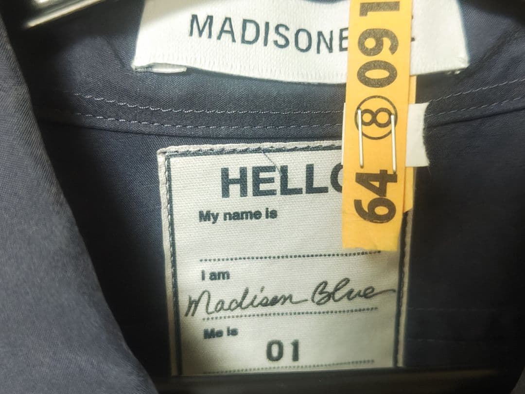 【MADISONBLUE】ハンプトン シルク シャツワンピース