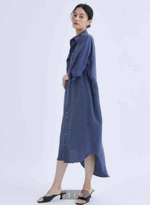 【MADISONBLUE】ハンプトン シルク シャツワンピース