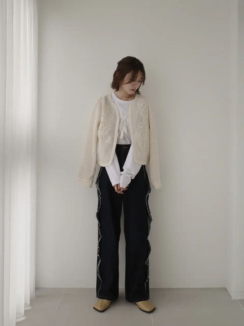 【専用出品】Eaphi SQUARE TOE SHOES サンドイエロー 36