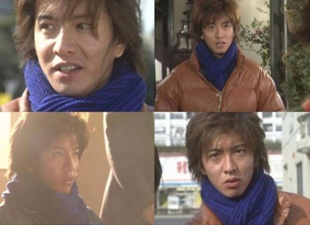 ハリウッドランチマーケット　マフラー　同型同色　キムタク着　HERO ape