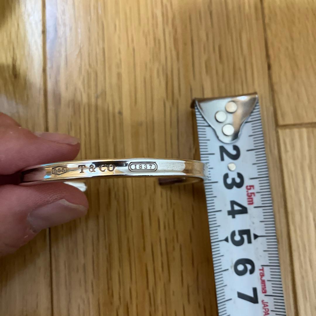 期間限定特価　TIFFANY&Co.1837ナロー　カフ　バングル