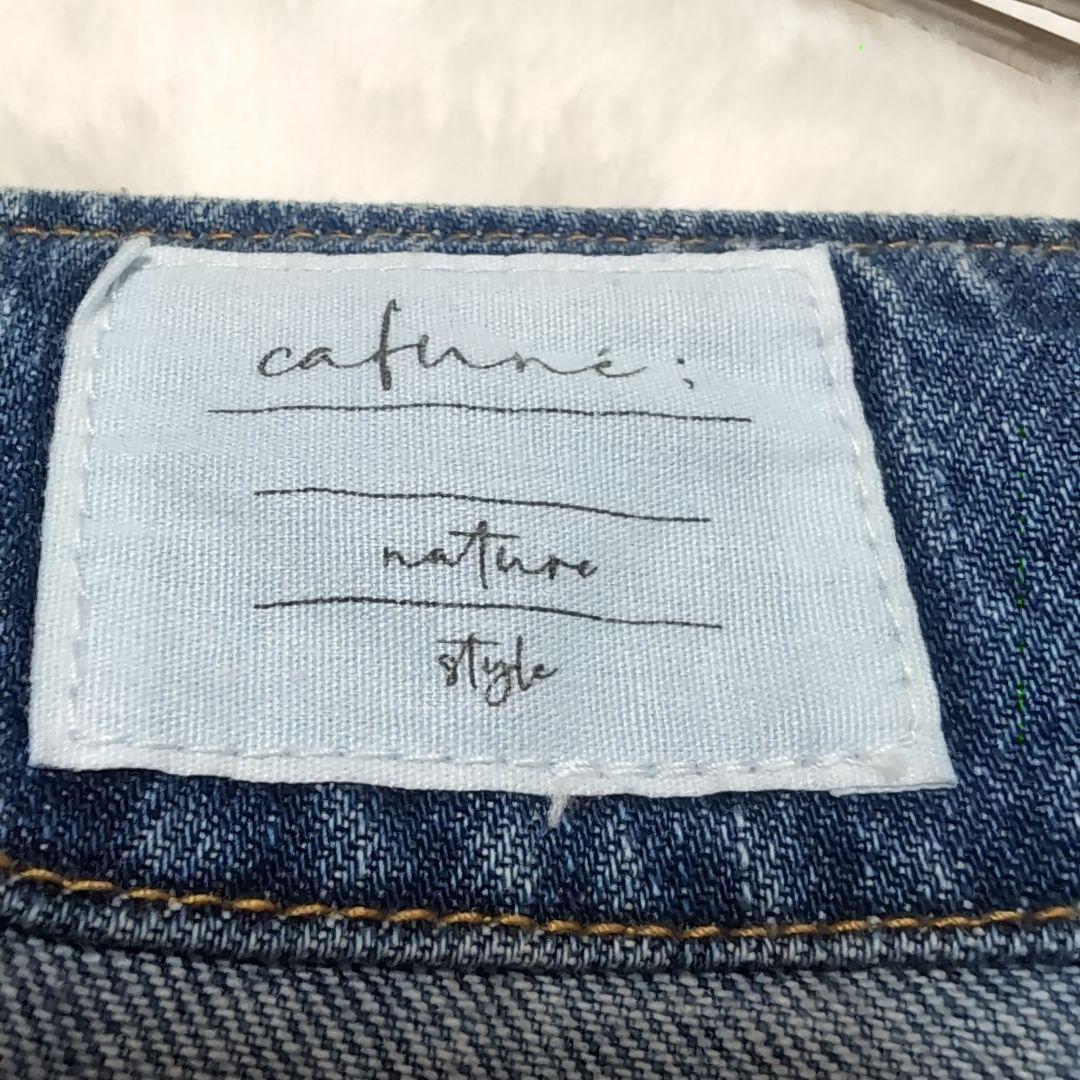 ✧極美品【カフネ】Vネックデニムジャケット38 　オーバーサイズ