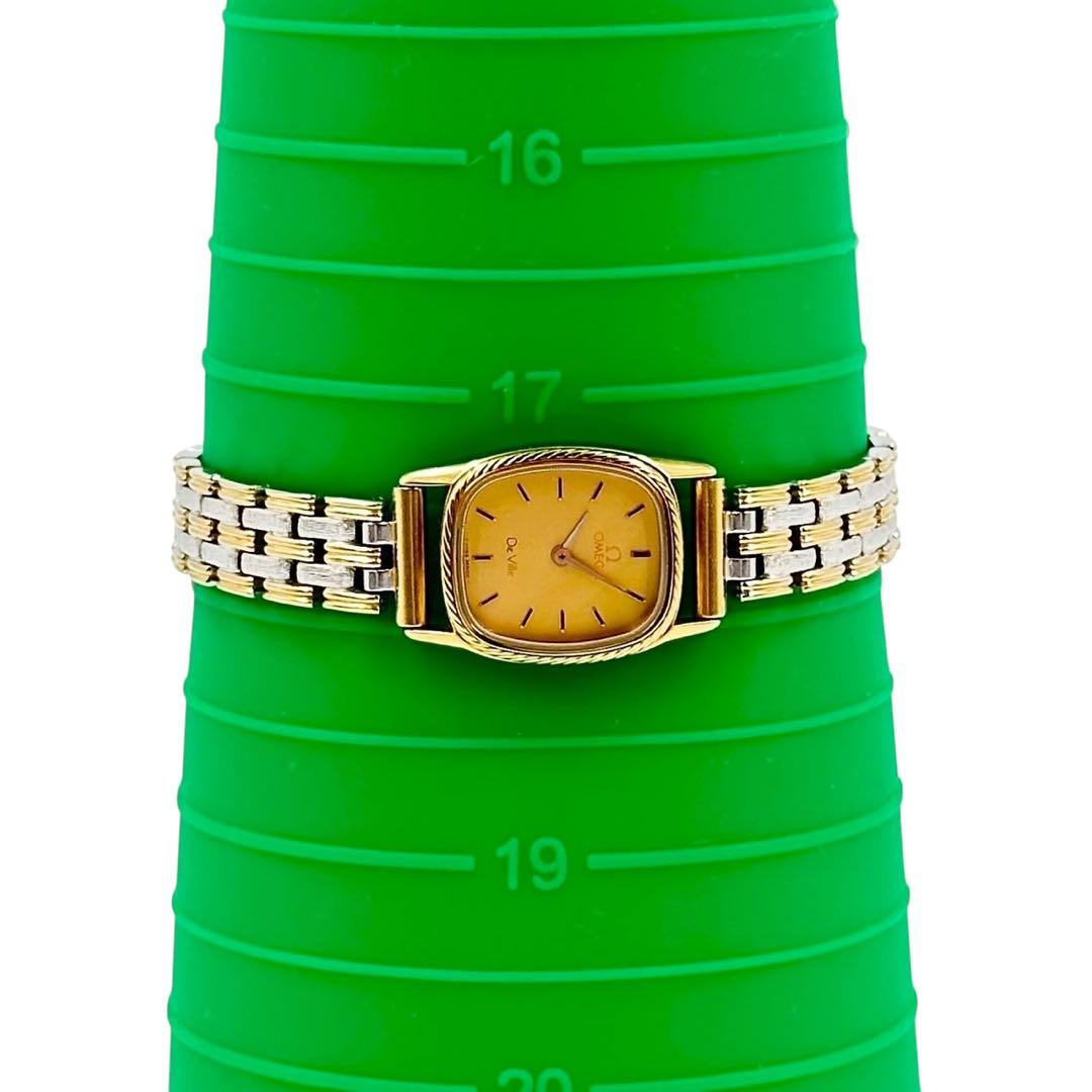 OMEGA デビル　De Ville腕時計1367 クオーツ　ゴールド　スクエア