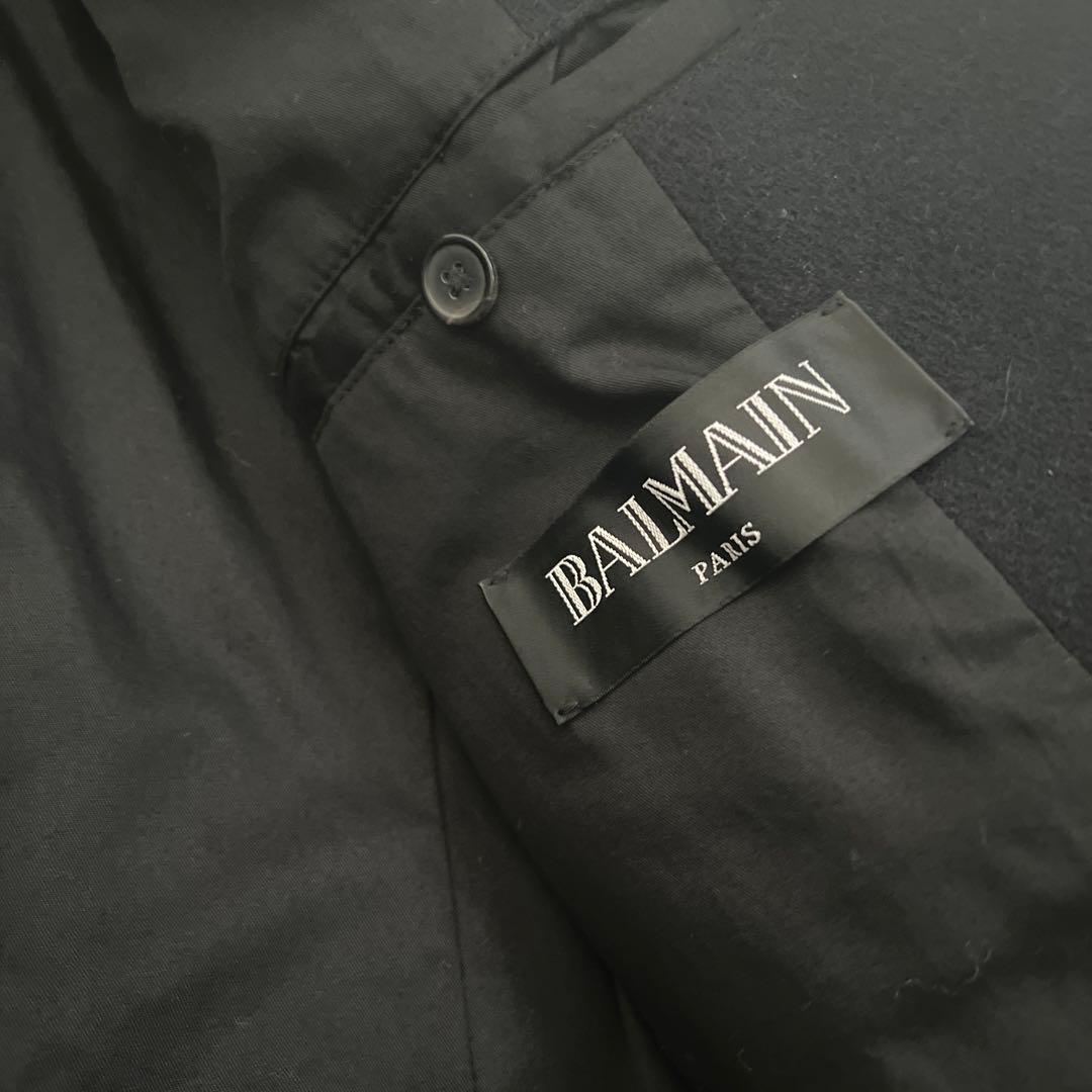 【最終値下げ・入手困難】BALMAIN ジップ ピーコート
