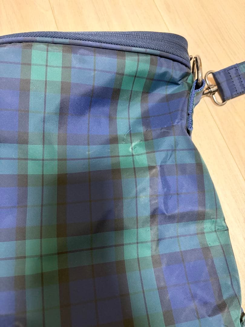 BEAMS GOLF チェック柄 ゴルフバッグ