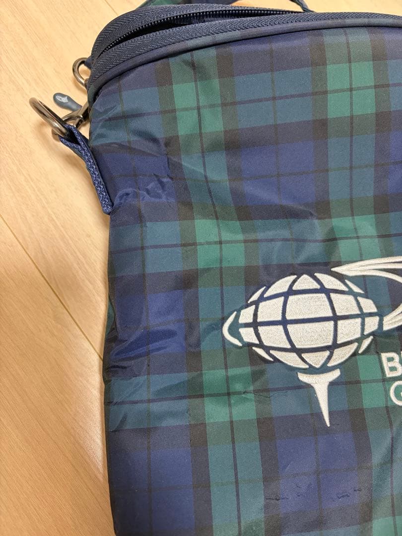 BEAMS GOLF チェック柄 ゴルフバッグ