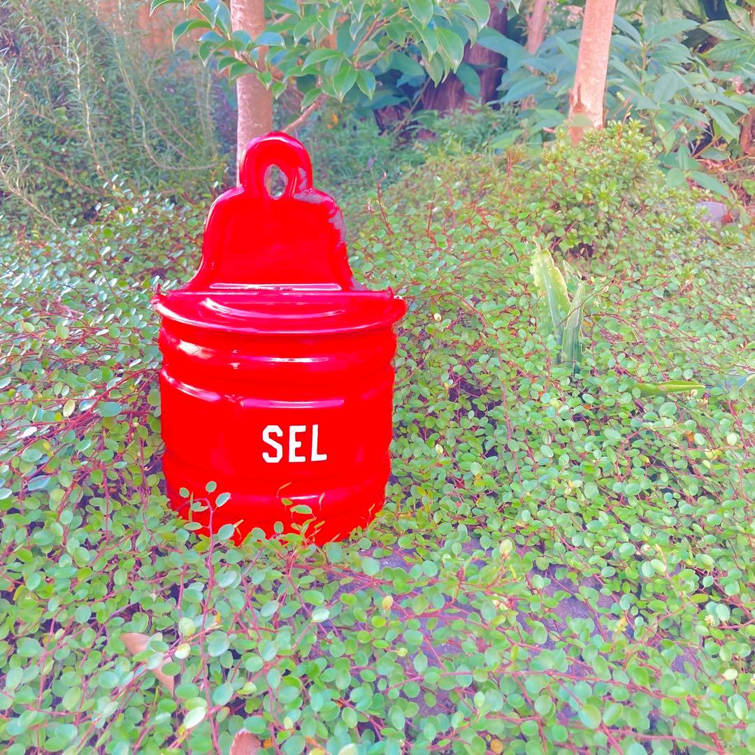 お値下げ＆特別なおまけ付きꕤ︎︎ フランスアンティーク ꕤ︎︎ Sel(お塩)ホウロウ缶